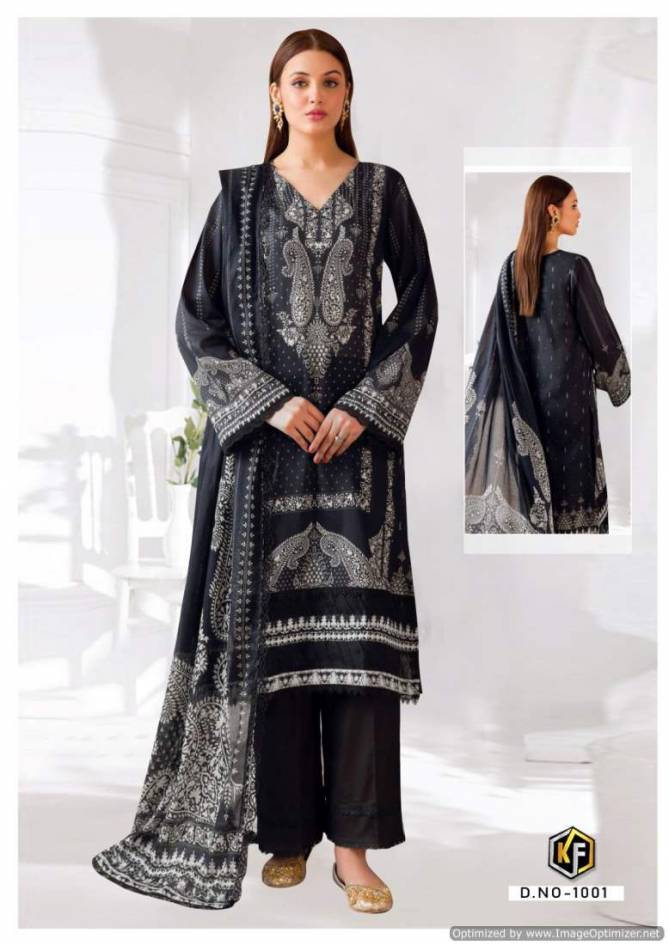 Roha Black And White By Keval Heavy Cotton Pakistani Dress Material Wholesale Online